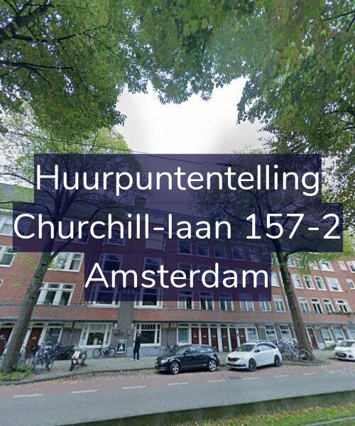 Foto gevel Huurpuntentelling voor Churchill-laan 157-2, Amsterdam