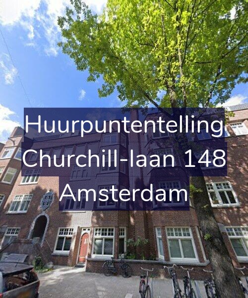 Foto gevel Huurpuntentelling voor Churchill-laan 148, Amsterdam