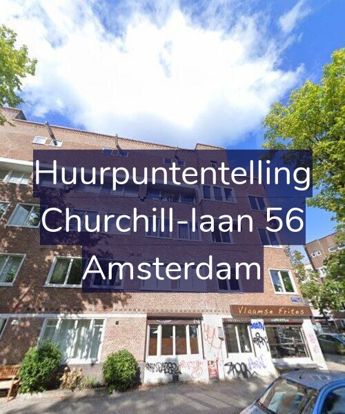 Foto gevel Huurpuntentelling voor Churchill-laan 56, Amsterdam