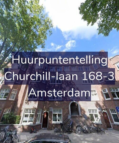Foto gevel Huurpuntentelling voor Churchill-laan 168-3, Amsterdam