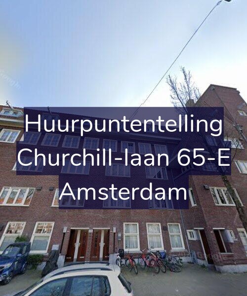 Foto gevel Huurpuntentelling voor Churchill-laan 65-E, Amsterdam