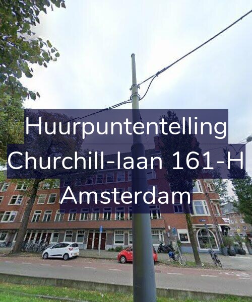 Foto gevel Huurpuntentelling voor Churchill-laan 161-H, Amsterdam