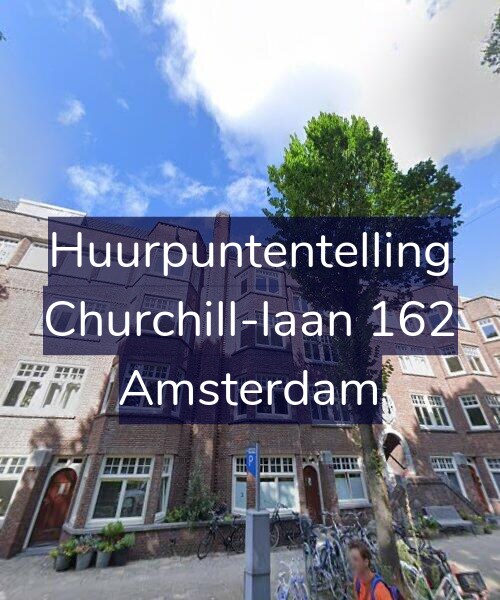Foto gevel Huurpuntentelling voor Churchill-laan 162, Amsterdam