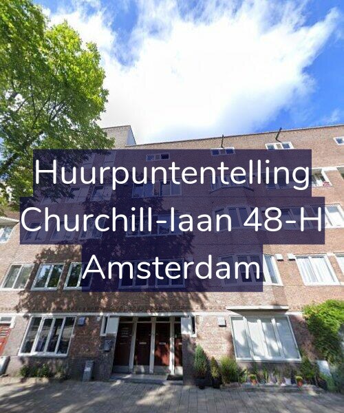Foto gevel Huurpuntentelling voor Churchill-laan 48-H, Amsterdam