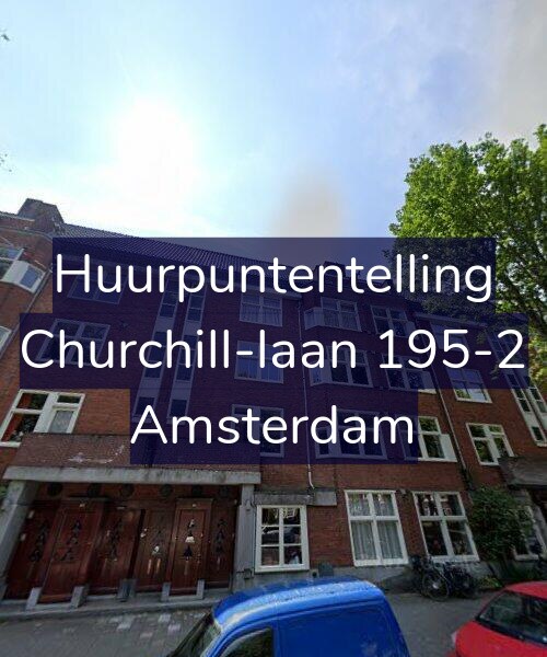 Foto gevel Huurpuntentelling voor Churchill-laan 195-2, Amsterdam