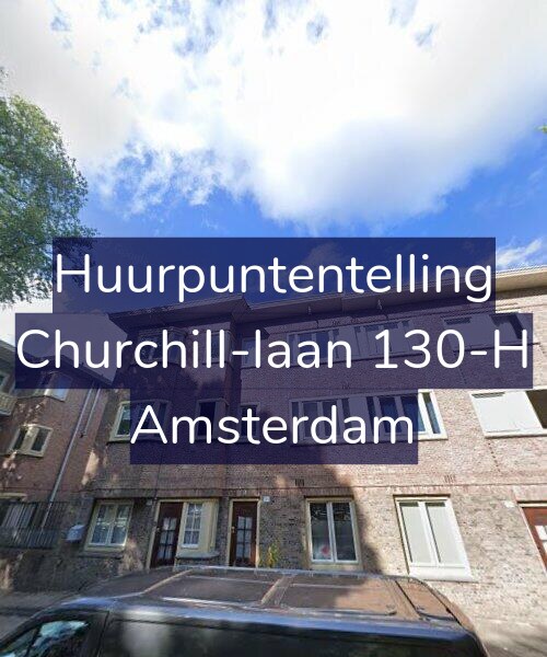 Foto gevel Huurpuntentelling voor Churchill-laan 130-H, Amsterdam