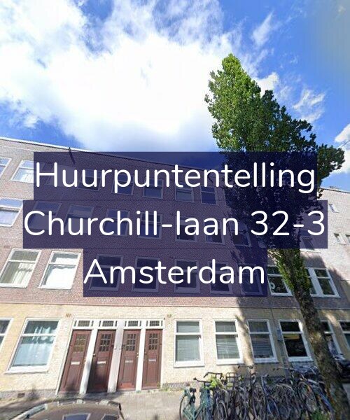 Foto gevel Huurpuntentelling voor Churchill-laan 32-3, Amsterdam