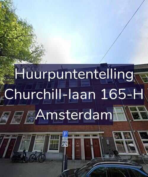 Foto gevel Huurpuntentelling voor Churchill-laan 165-H, Amsterdam