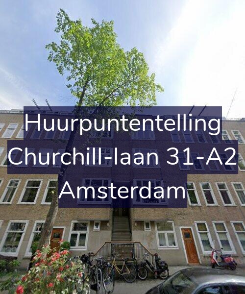 Foto gevel Huurpuntentelling voor Churchill-laan 31-A2, Amsterdam