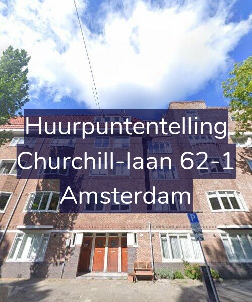 Foto gevel Huurpuntentelling voor Churchill-laan 62-1, Amsterdam