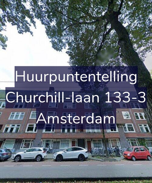 Foto gevel Huurpuntentelling voor Churchill-laan 133-3, Amsterdam