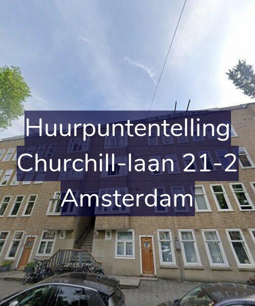 Foto gevel Huurpuntentelling voor Churchill-laan 21-2, Amsterdam