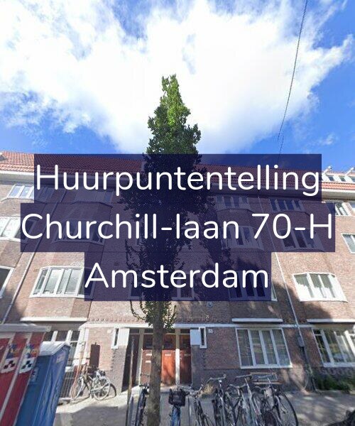 Foto gevel Huurpuntentelling voor Churchill-laan 70-H, Amsterdam