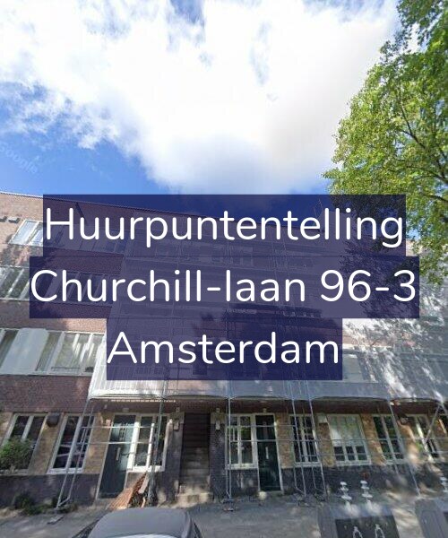 Foto gevel Huurpuntentelling voor Churchill-laan 96-3, Amsterdam
