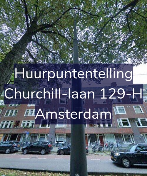 Foto gevel Huurpuntentelling voor Churchill-laan 129-H, Amsterdam
