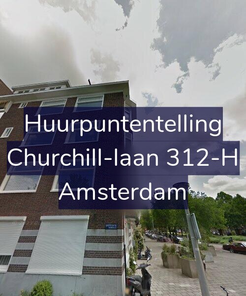 Foto gevel Huurpuntentelling voor Churchill-laan 312-H, Amsterdam