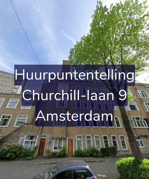 Foto gevel Huurpuntentelling voor Churchill-laan 9, Amsterdam