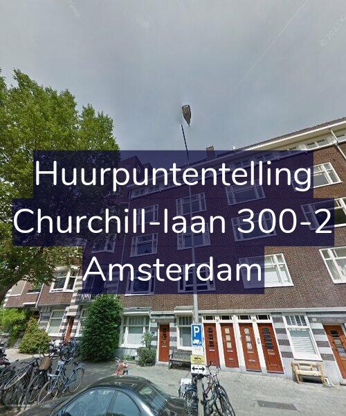 Foto gevel Huurpuntentelling voor Churchill-laan 300-2, Amsterdam