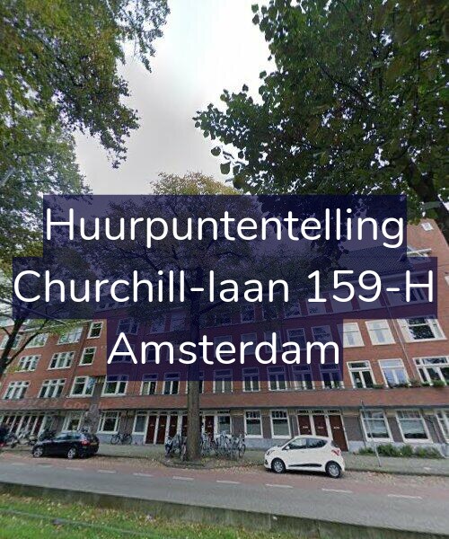 Foto gevel Huurpuntentelling voor Churchill-laan 159-H, Amsterdam