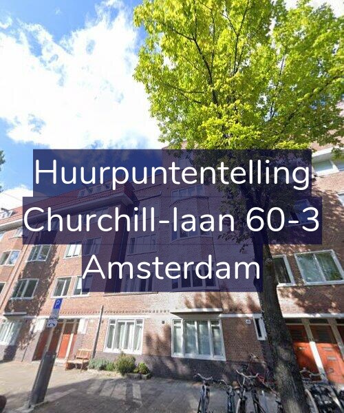 Foto gevel Huurpuntentelling voor Churchill-laan 60-3, Amsterdam