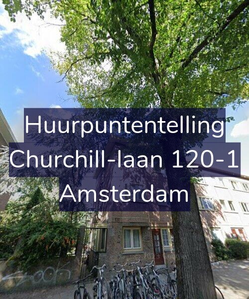 Foto gevel Huurpuntentelling voor Churchill-laan 120-1, Amsterdam