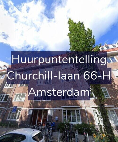 Foto gevel Huurpuntentelling voor Churchill-laan 66-H, Amsterdam