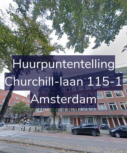 Foto gevel Huurpuntentelling voor Churchill-laan 115-1, Amsterdam