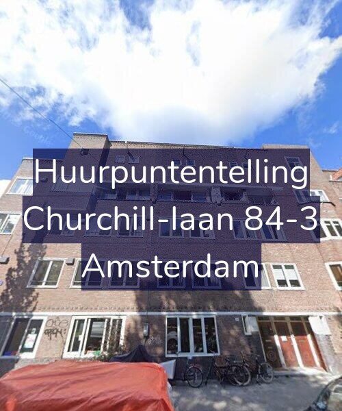 Foto gevel Huurpuntentelling voor Churchill-laan 84-3, Amsterdam