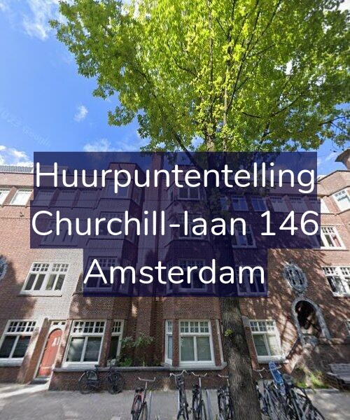 Foto gevel Huurpuntentelling voor Churchill-laan 146, Amsterdam