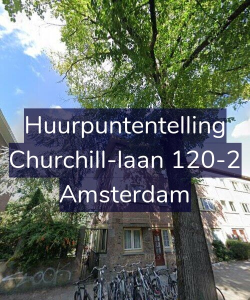 Foto gevel Huurpuntentelling voor Churchill-laan 120-2, Amsterdam