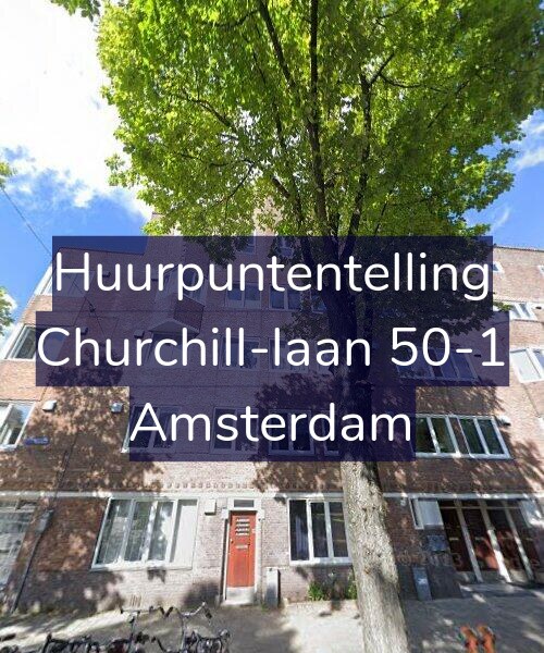 Foto gevel Huurpuntentelling voor Churchill-laan 50-1, Amsterdam