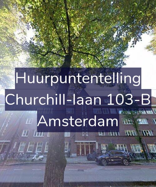 Foto gevel Huurpuntentelling voor Churchill-laan 103-B, Amsterdam