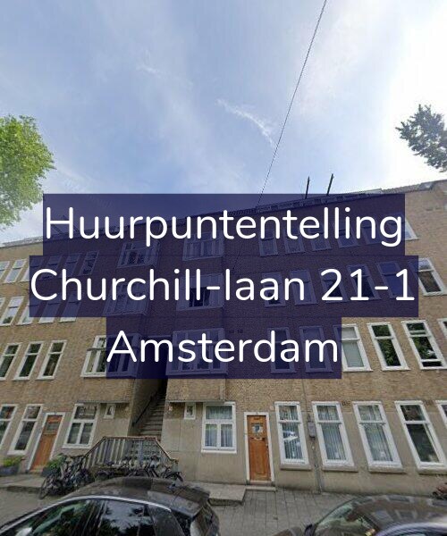 Foto gevel Huurpuntentelling voor Churchill-laan 21-1, Amsterdam