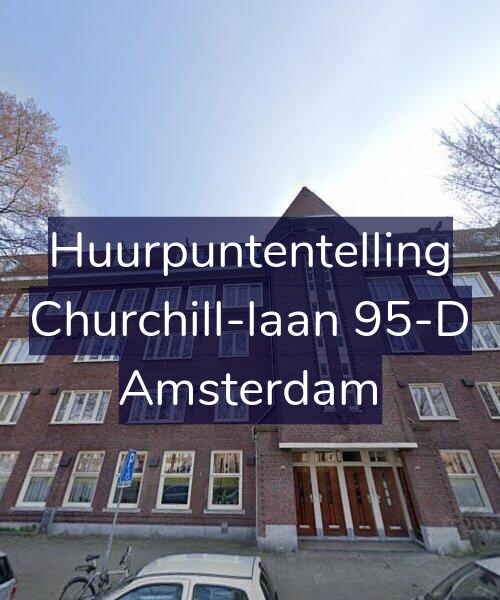 Foto gevel Huurpuntentelling voor Churchill-laan 95-D, Amsterdam