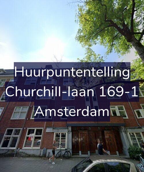 Foto gevel Huurpuntentelling voor Churchill-laan 169-1, Amsterdam