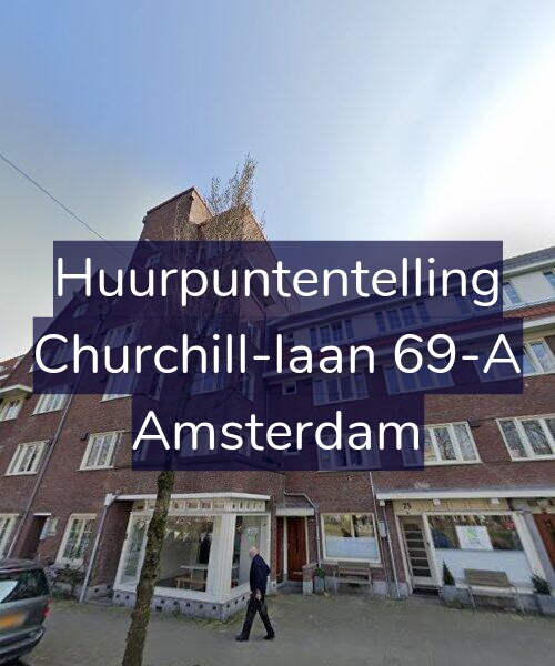 Foto gevel Huurpuntentelling voor Churchill-laan 69-A, Amsterdam