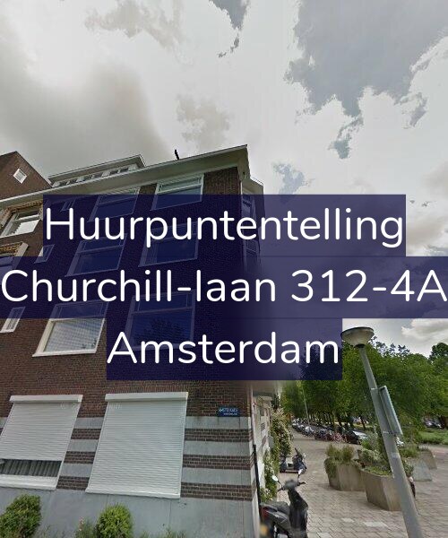 Foto gevel Huurpuntentelling voor Churchill-laan 312-4A, Amsterdam