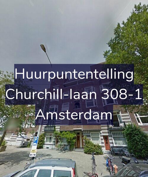 Foto gevel Huurpuntentelling voor Churchill-laan 308-1, Amsterdam