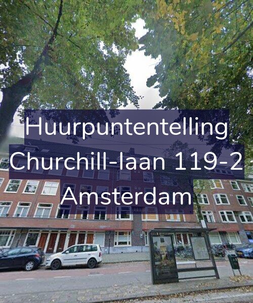 Foto gevel Huurpuntentelling voor Churchill-laan 119-2, Amsterdam
