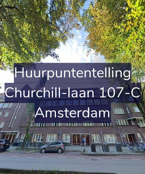 Foto gevel Huurpuntentelling voor Churchill-laan 107-C, Amsterdam