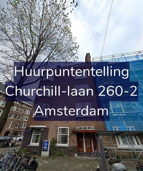 Foto gevel Huurpuntentelling voor Churchill-laan 260-2, Amsterdam