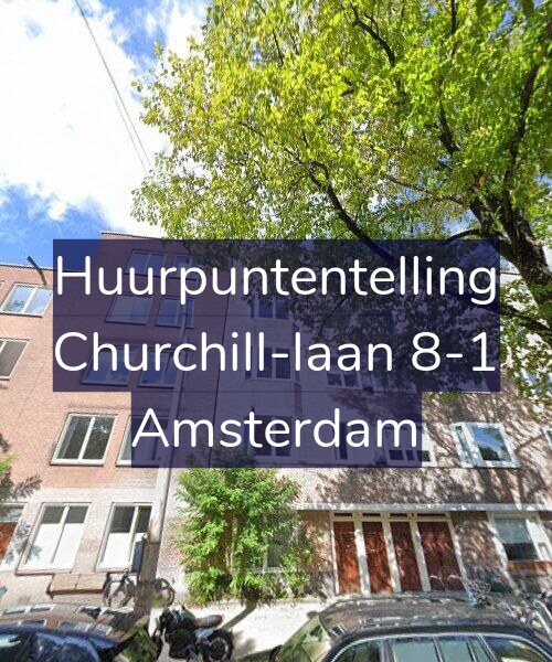 Foto gevel Huurpuntentelling voor Churchill-laan 8-1, Amsterdam