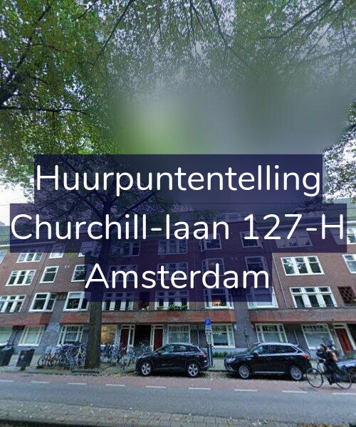 Foto gevel Huurpuntentelling voor Churchill-laan 127-H, Amsterdam