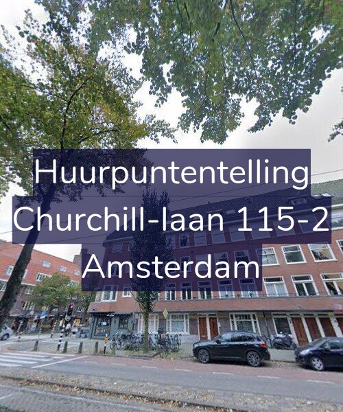 Foto gevel Huurpuntentelling voor Churchill-laan 115-2, Amsterdam