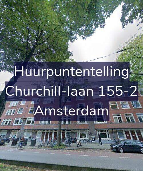 Foto gevel Huurpuntentelling voor Churchill-laan 155-2, Amsterdam