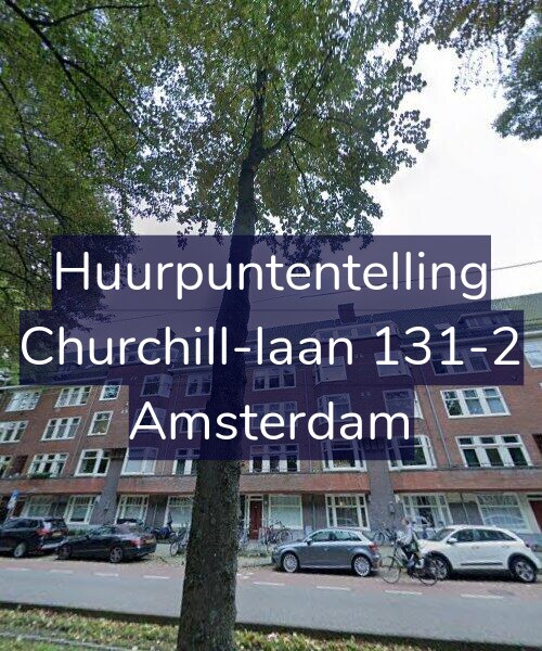 Foto gevel Huurpuntentelling voor Churchill-laan 131-2, Amsterdam