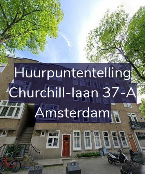 Foto gevel Huurpuntentelling voor Churchill-laan 37-A, Amsterdam