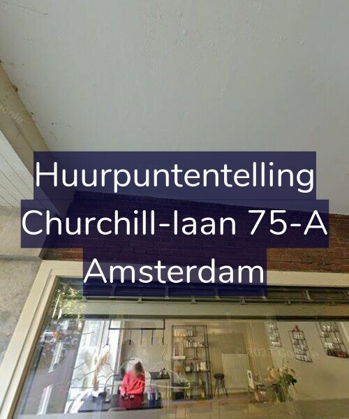 Foto gevel Huurpuntentelling voor Churchill-laan 75-A, Amsterdam