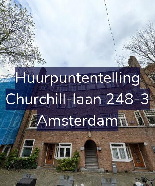 Foto gevel Huurpuntentelling voor Churchill-laan 248-3, Amsterdam