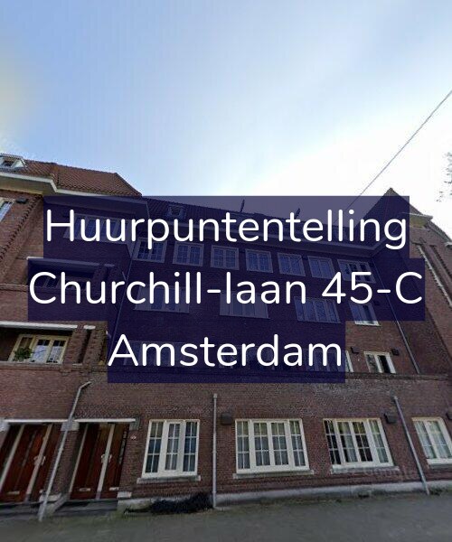 Foto gevel Huurpuntentelling voor Churchill-laan 45-C, Amsterdam